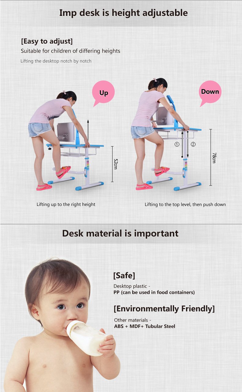 Best Desk kids height adjustable desk chair Imp desk product description 3