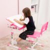 Pink-Desk-for-Girls-Ergonomic-Kids-Desk-Height-Adjustable-Kids-Table-No-Cupholder-07