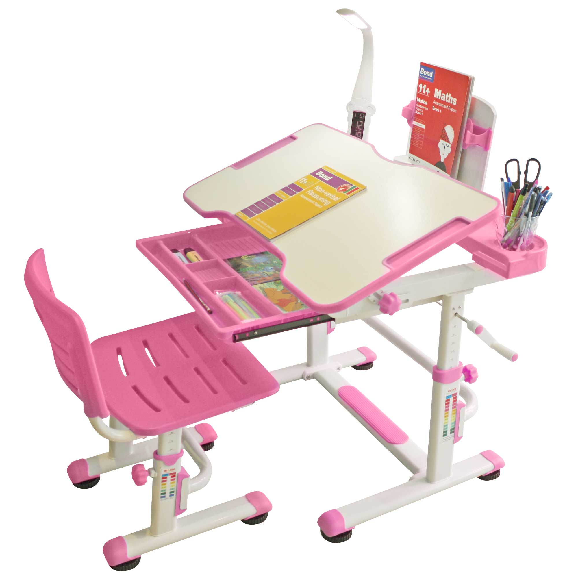 Best Desk Quality Children Desks Chairs Height Adjustable Kids