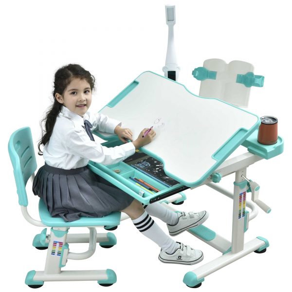 kids-study-table-height-adjustable-desk-for-children-green-Sprite-desk-07